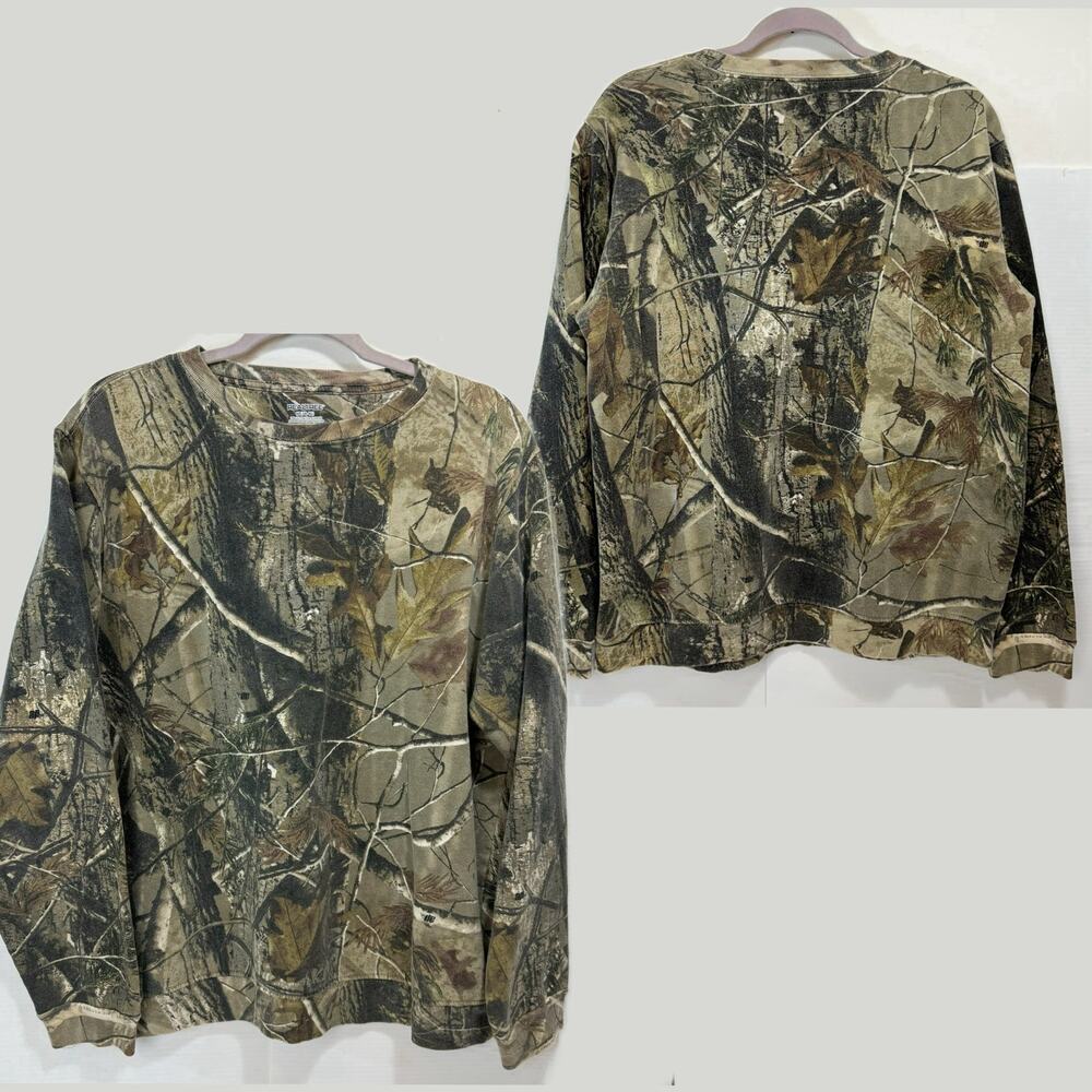 Camo Sweatshirt Realtree AP 10 Crewneck Men M 38-40 Hunting Streetwear Outdoor